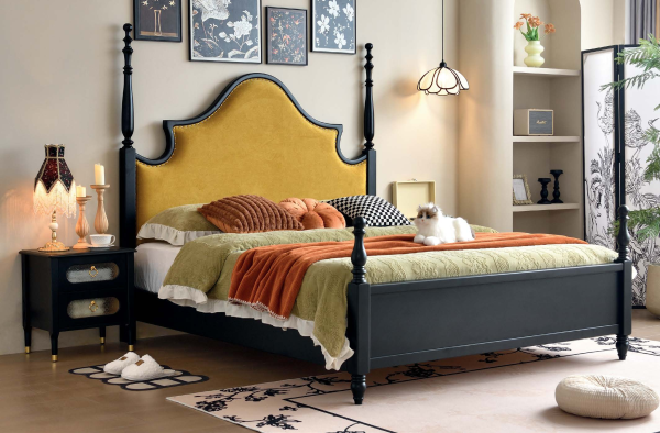 Retro style bed