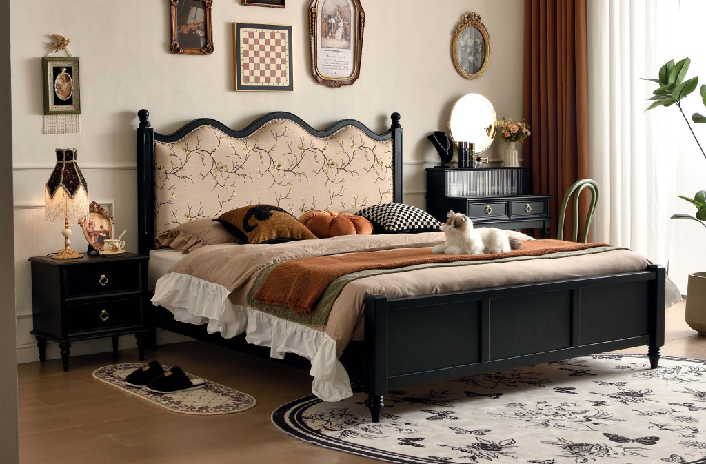 Retro style bed