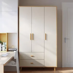 Wholesale 3 Door Wardrobe Nordic Style Model Y12 with Drawers