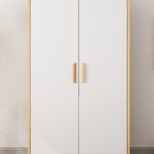 Two-door Wardrobe (Y06/Y08) - 0.6m/0.8m Nordic Style Wooden Closet (600/800*500*1970mm)